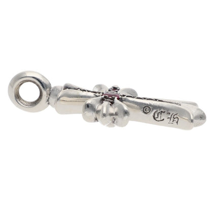 Chrome Hearts Tiny Fat Cross Sapphire Pendant Size ONE SIZE