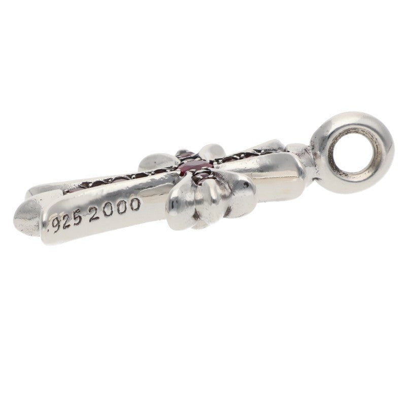 Chrome Hearts Tiny Fat Cross Sapphire Pendant Size ONE SIZE