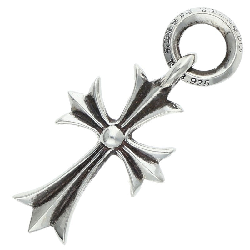 Chrome Hearts 925 Tiny CH Cross Silver Charm Size ONE SIZE