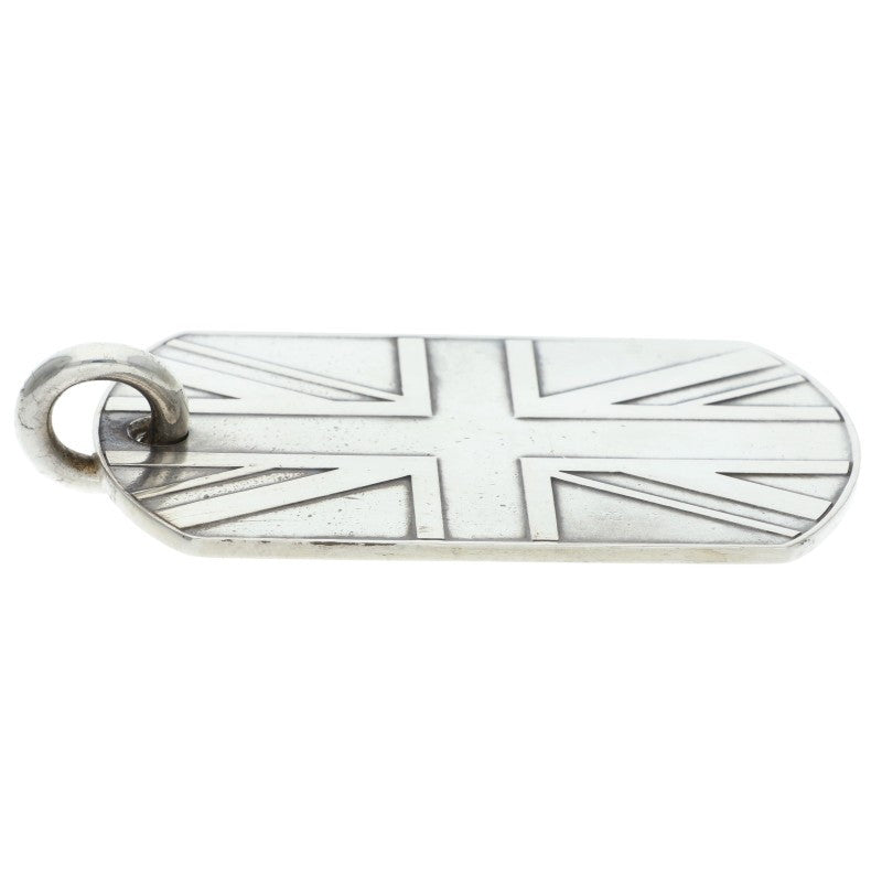 Chrome Hearts D TAG LRG Silver Dog Tag Pendant Size ONE SIZE