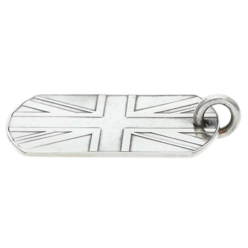 Chrome Hearts D TAG LRG Silver Dog Tag Pendant Size ONE SIZE