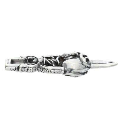 Chrome Hearts Dagger Heart Silver Pendant Size ONE SIZE