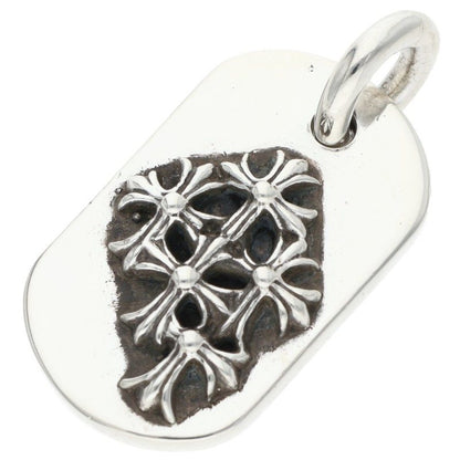 Chrome Hearts Raised Dog Tag Silver Charm Size ONE SIZE