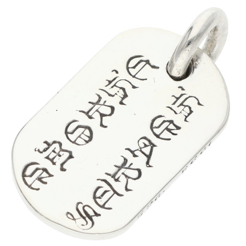 Chrome Hearts Raised Dog Tag Silver Charm Size ONE SIZE