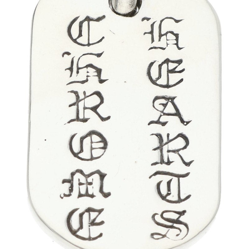 Chrome Hearts Raised Dog Tag Silver Charm Size ONE SIZE
