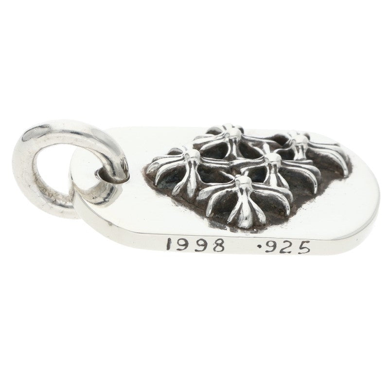 Chrome Hearts Raised Dog Tag Silver Charm Size ONE SIZE