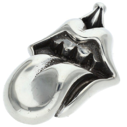 Chrome Hearts LIPS TONGUE Silver Charm Size ONE SIZE