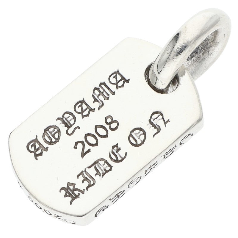 Chrome Hearts Aoyama Tiny Dogtag Silver Charm Size ONE SIZE