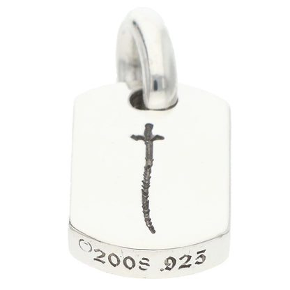 Chrome Hearts Aoyama Tiny Dogtag Silver Charm Size ONE SIZE