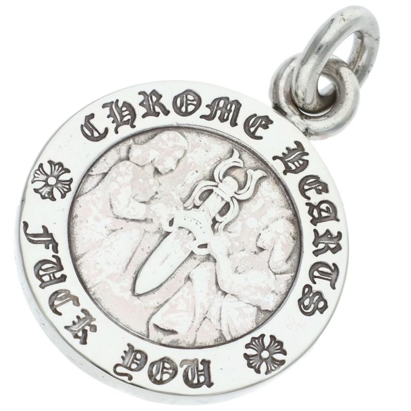 Chrome Hearts 925 Angel Medal Silver Charm V1 Size ONE SIZE