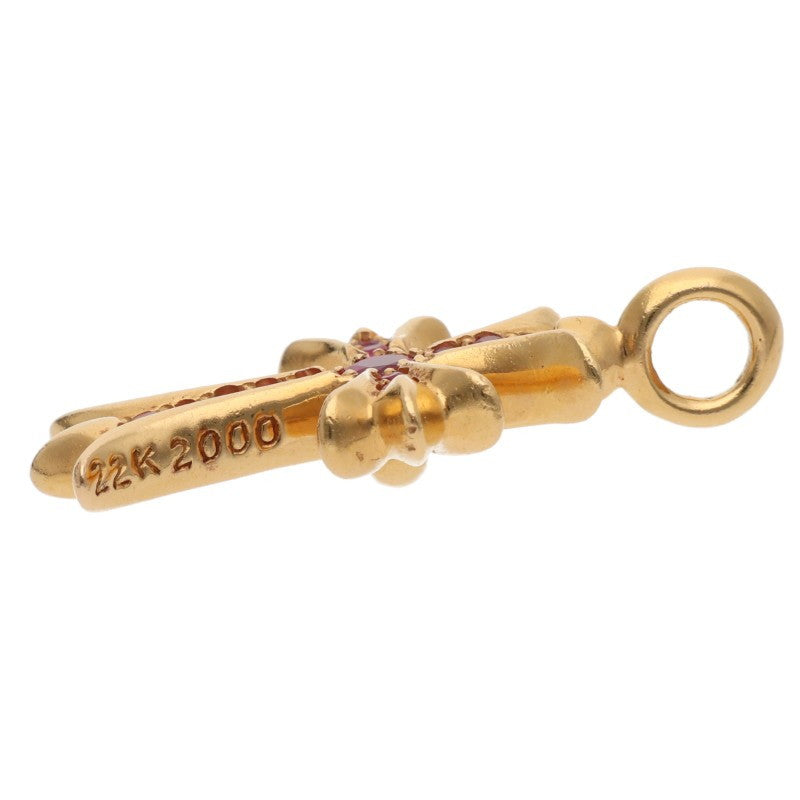 Chrome Hearts 22K Tiny Fat Sapphire Charm Size ONE SIZE