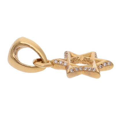 Chrome Hearts 22K Star of David Diamond Charm Size ONE SIZE