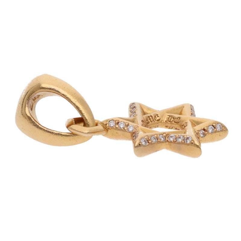 Chrome Hearts 22K Star of David Diamond Charm Size ONE SIZE