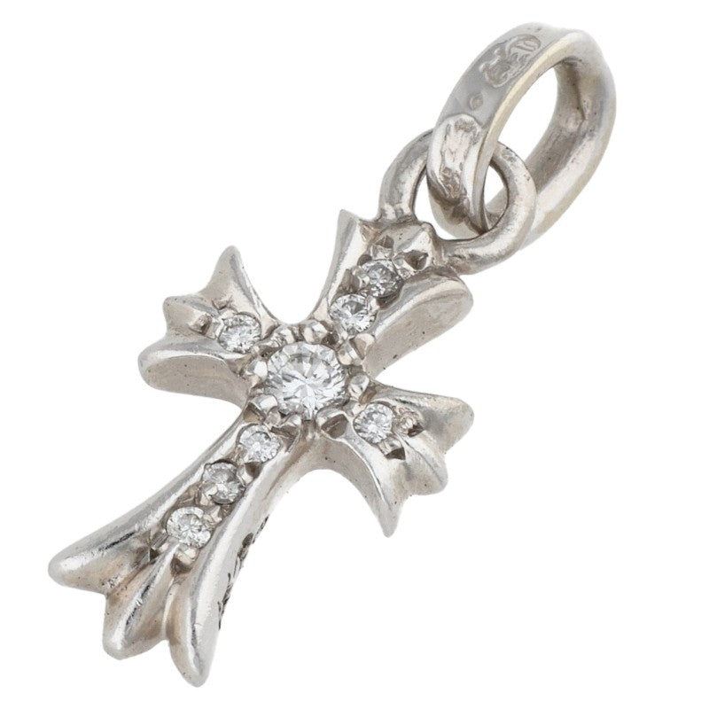 Chrome Hearts 18K WG Baby Fat Diamond Charm Size ONE Multi