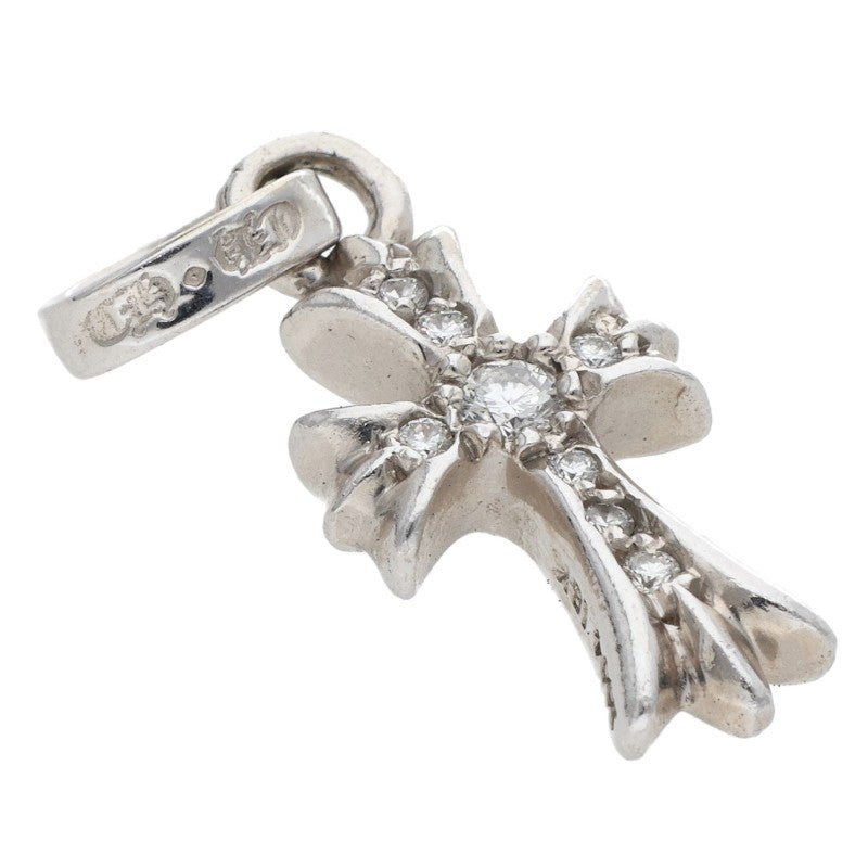 Chrome Hearts 18K WG Baby Fat Diamond Charm Size ONE Multi