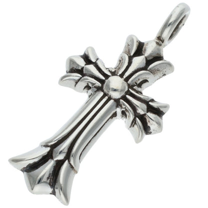 Chrome Hearts Double CH Cross Silver Pendant Size ONE SIZE