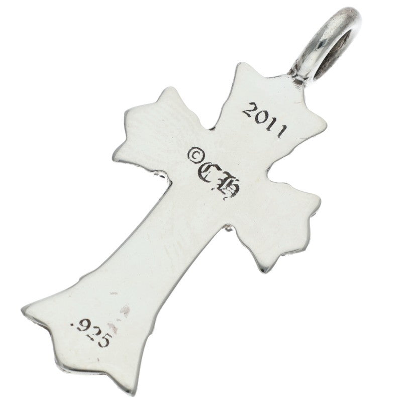 Chrome Hearts Double CH Cross Silver Pendant Size ONE SIZE