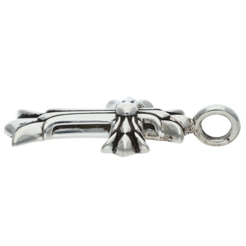 Chrome Hearts Double CH Cross Silver Pendant Size ONE SIZE