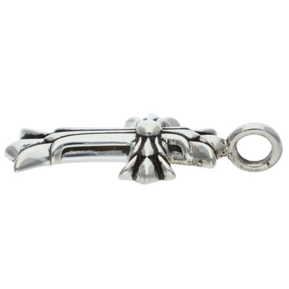 Chrome Hearts Double CH Cross Silver Pendant Size ONE SIZE
