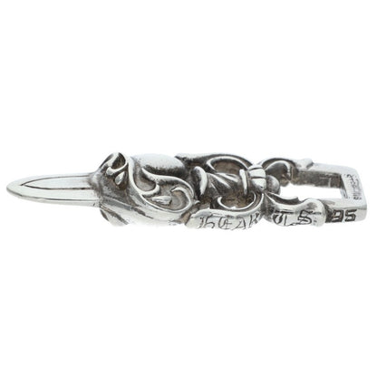 Chrome Hearts Dagger Heart Silver Pendant Size ONE SIZE