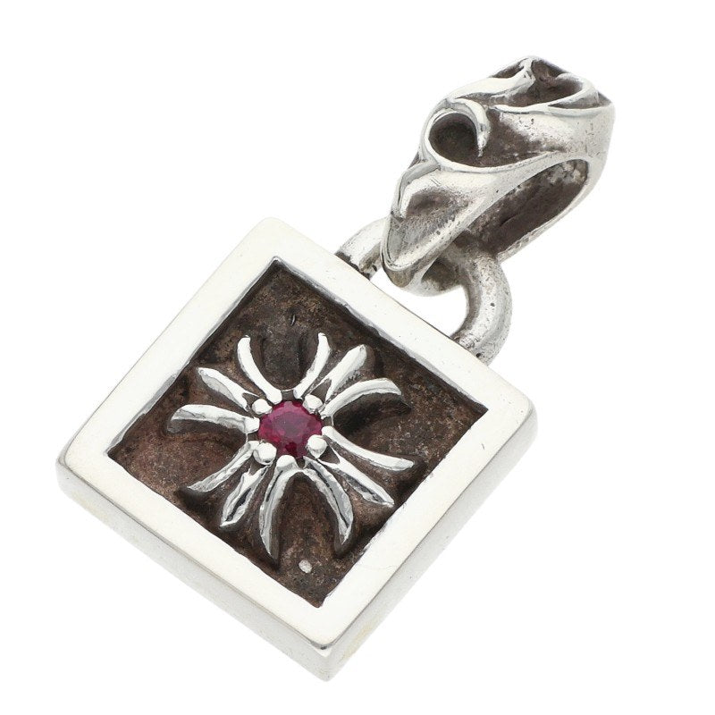Chrome Hearts Framed CH Plus 1 Ruby Charm Size ONE SIZE