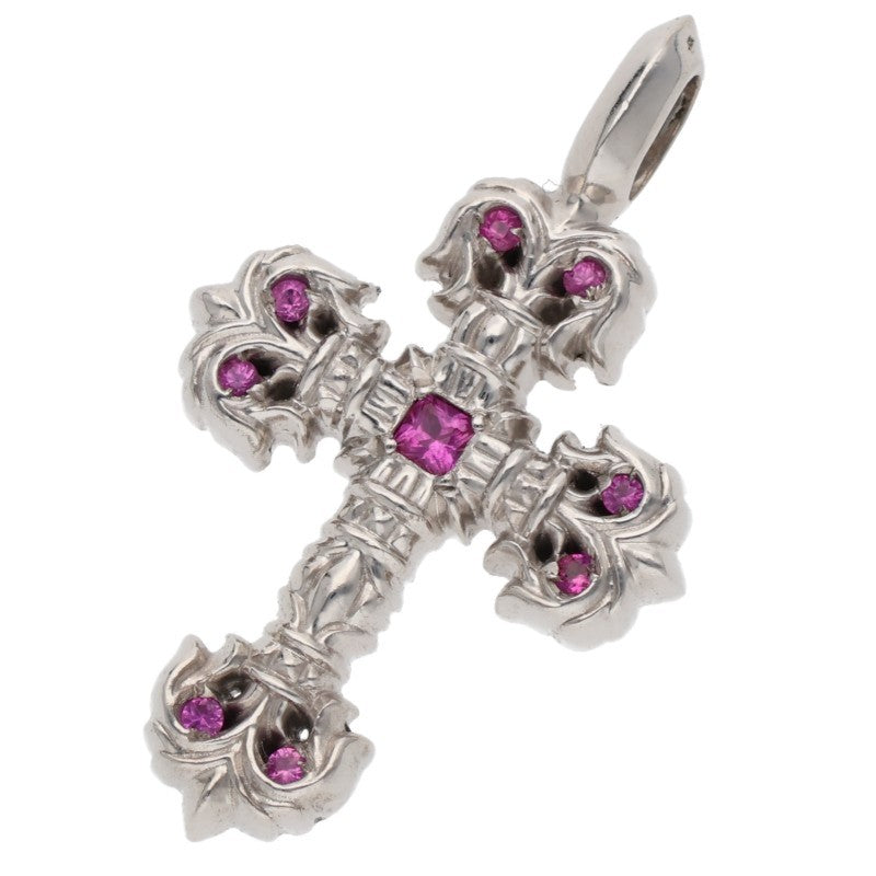 Chrome Hearts 18K WG Tiny Sapphire Charm Size ONE SIZE