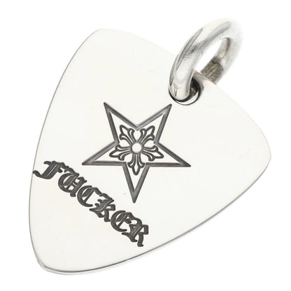 Chrome Hearts Guitar Pick 925 Silver Pendant Size ONE SIZE