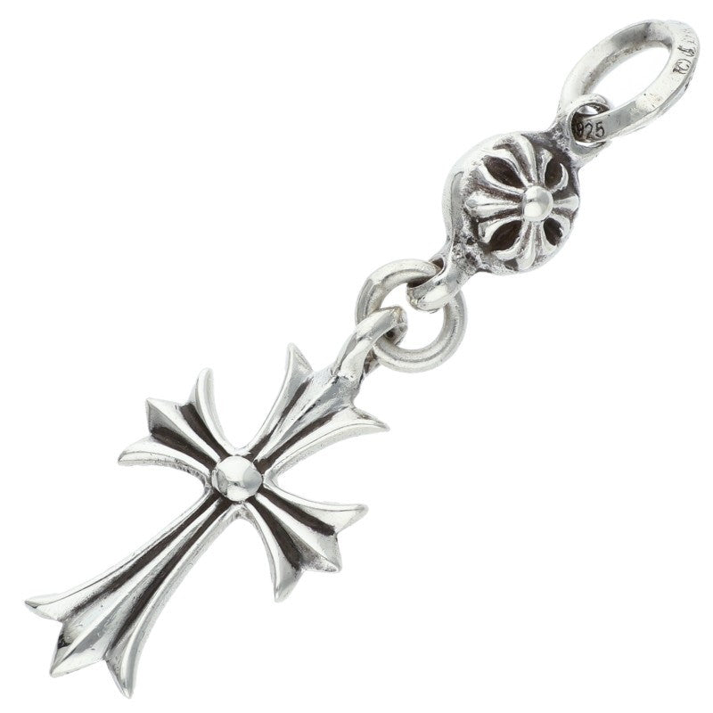 Chrome Hearts 1 Ball Tiny CH Cross 925 Pendant Size ONE SIZE