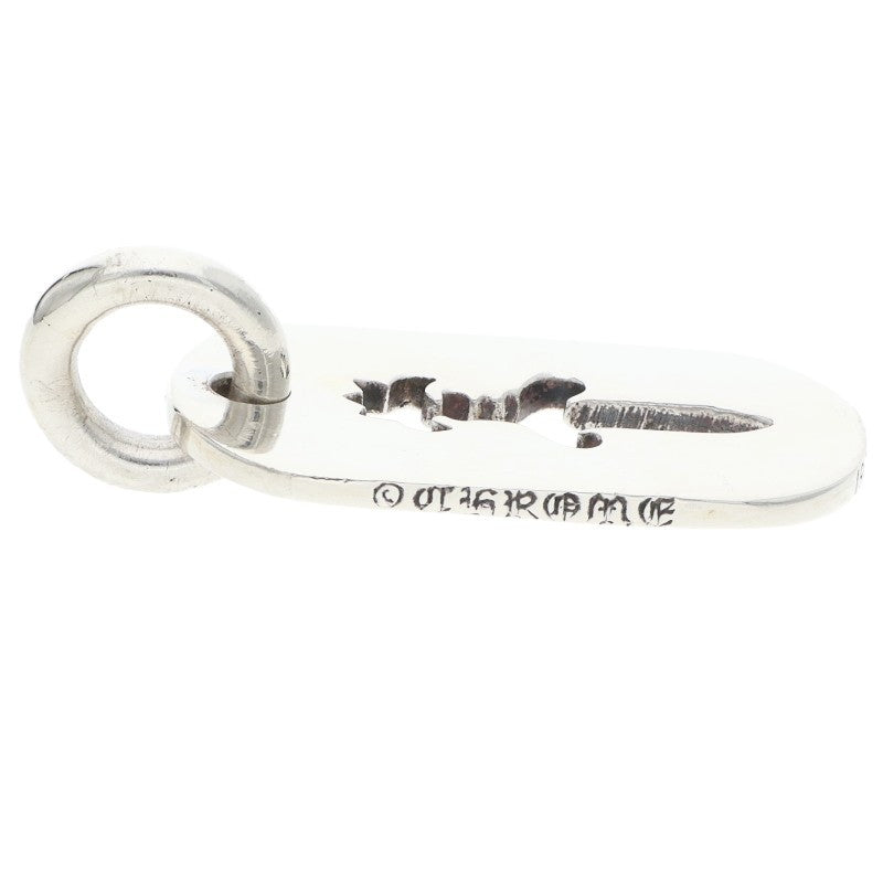 Chrome Hearts D TAG SML CO DAG Silver Dog Tag Necklace Size SMALL