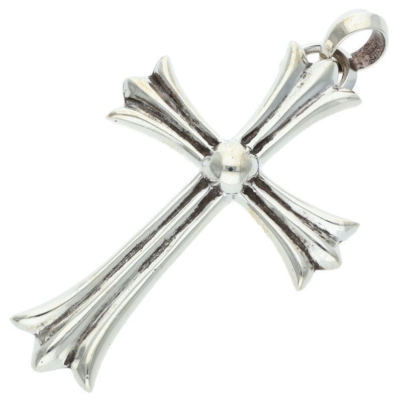 Chrome Hearts Large CH Cross Necklace Silver Size ONE SIZE
