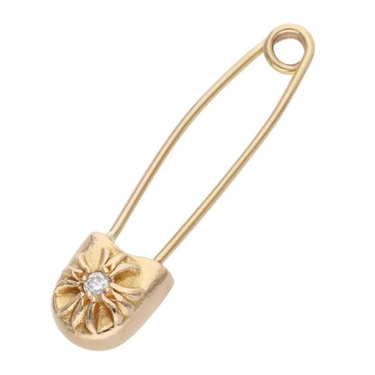 Chrome Hearts 22K Small 1-Diamond Pin Charm Size ONE SIZE