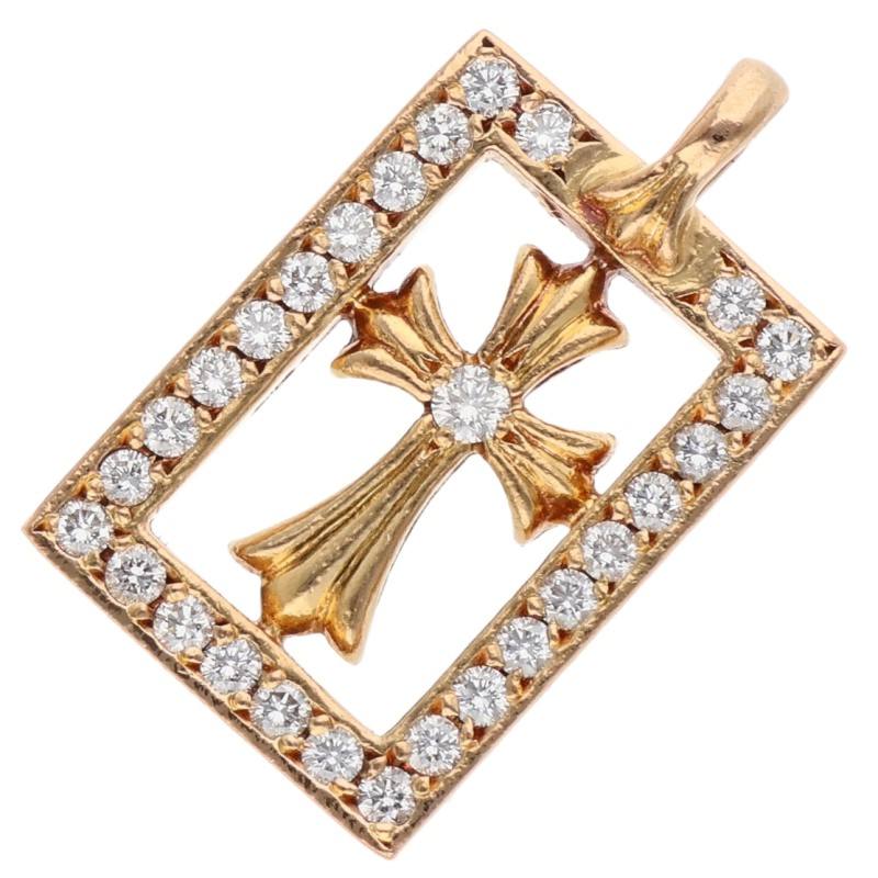 Chrome Hearts 22K Framed Open Diamond Charm Size ONE SIZE