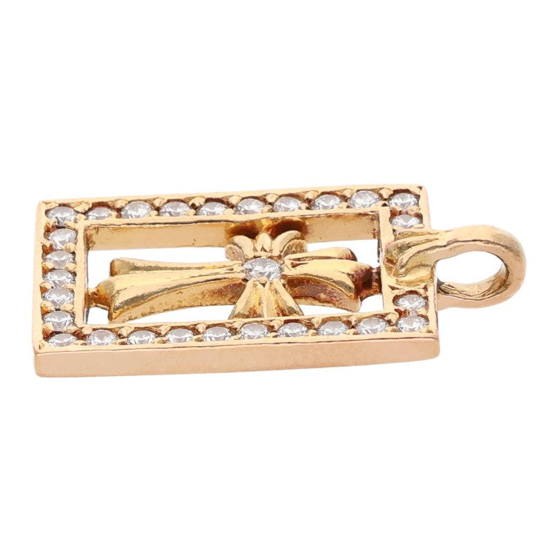 Chrome Hearts 22K Framed Open Diamond Charm Size ONE SIZE