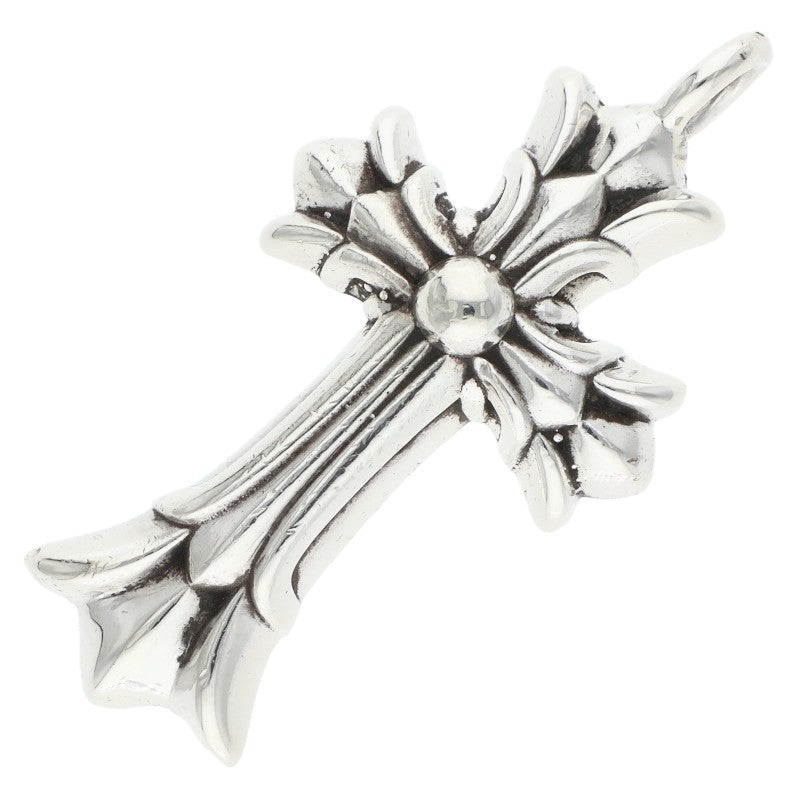 Chrome Hearts Double CH Cross Silver Charm Size ONE SIZE