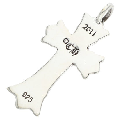 Chrome Hearts Double CH Cross Silver Charm Size ONE SIZE