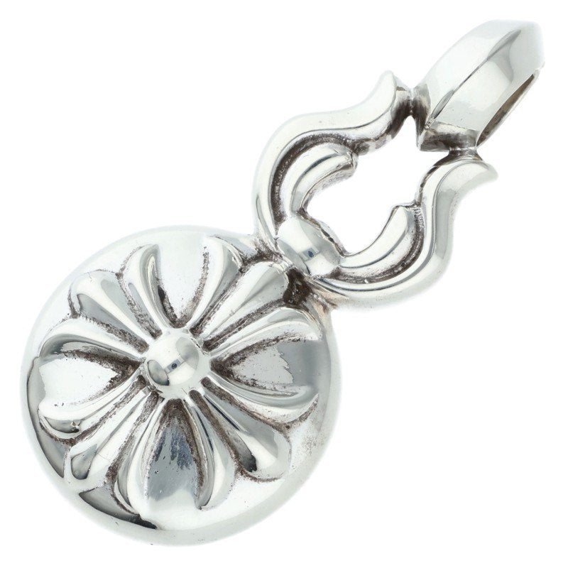 Chrome Hearts Large Cross Ball Silver Pendant Size ONE SIZE