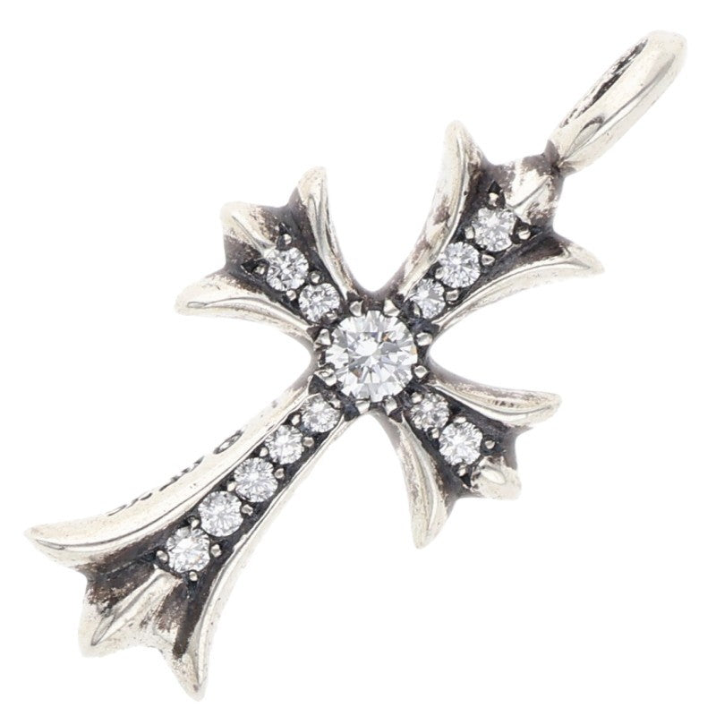 Chrome Hearts Tiny Fat Cross Diamond Pendant Size ONE Multi