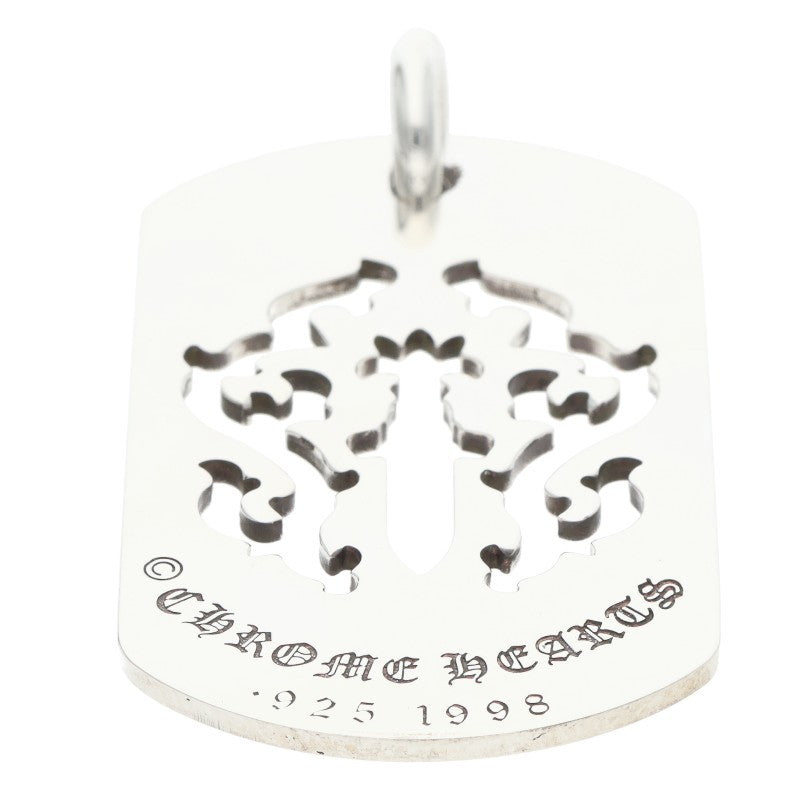 Chrome Hearts Large Dagger Cutout Tag Pendant Size ONE SIZE