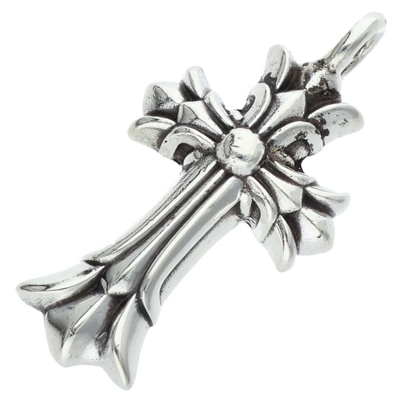 Chrome Hearts DBL CH CRS Silver Charm
