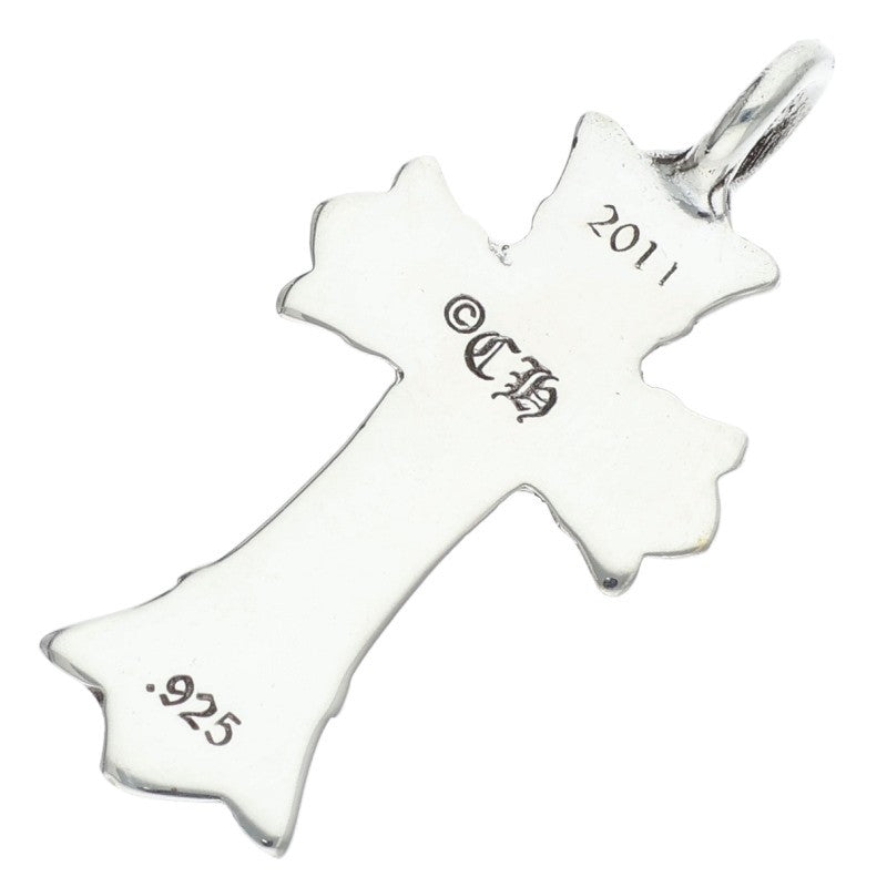 Chrome Hearts DBL CH CRS Silver Charm