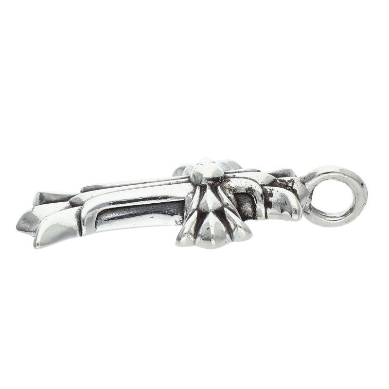 Chrome Hearts DBL CH CRS Silver Charm