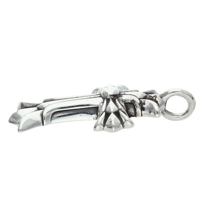 Chrome Hearts DBL CH CRS Silver Charm