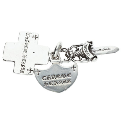 Chrome Hearts Silver 3 Trinkets Pendant Size ONE SIZE