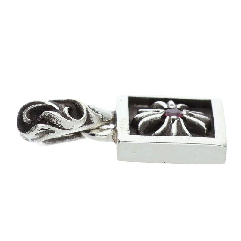 Chrome Hearts 925 Silver Framed Sapphire Charm Size ONE SIZE