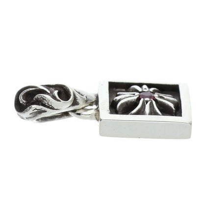 Chrome Hearts 925 Silver Framed Sapphire Charm Size ONE SIZE