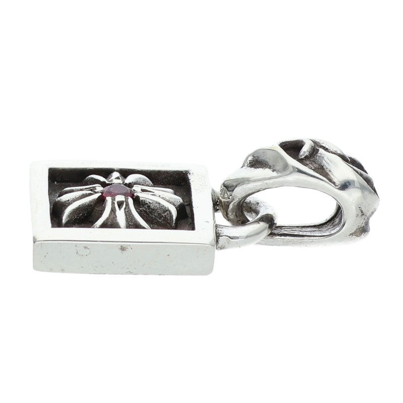 Chrome Hearts 925 Silver Framed Sapphire Charm Size ONE SIZE