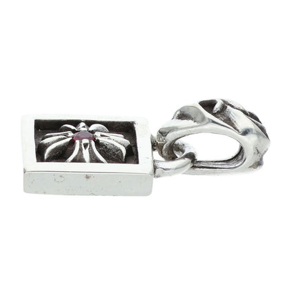 Chrome Hearts 925 Silver Framed Sapphire Charm Size ONE SIZE
