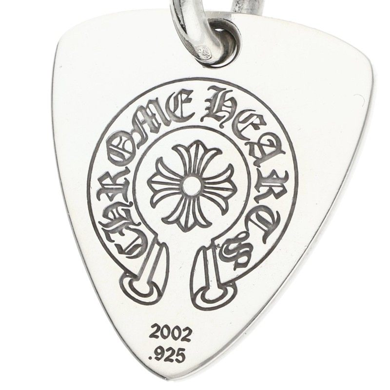 Chrome Hearts Guitar Pick Silver Pendant Size ONE SIZE