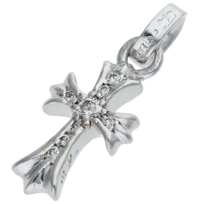 Chrome Hearts 18K WG Babyfat Diamond Pendant Size ONE SIZE