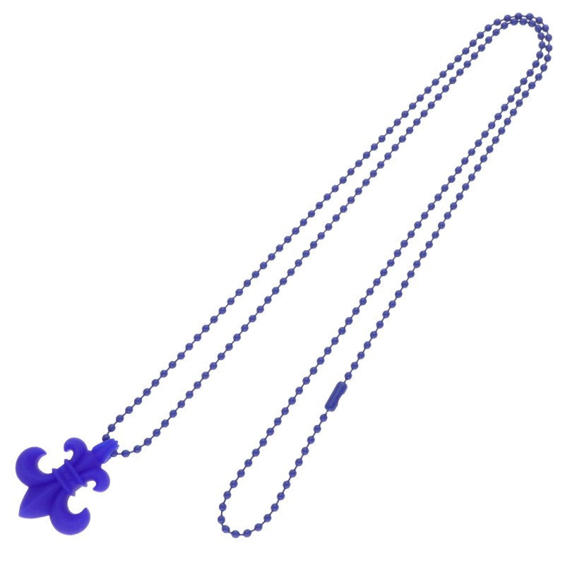 Chrome Hearts Rubber BS Fleur Blue Necklace Size ONE SIZE